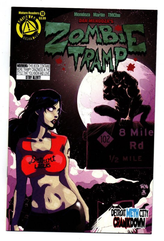 Zombie Tramp #10 (Action Lab Entertainment, 2015), raw comic book in NM condition — front cover