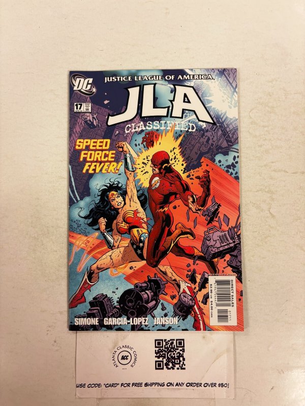 JLA Classified #17 (DC Comics), raw comic book in NM condition — front cover
