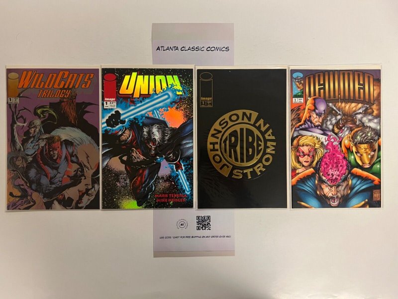4 Image Comics Newman #1, raw, ungraded comic book — front cover