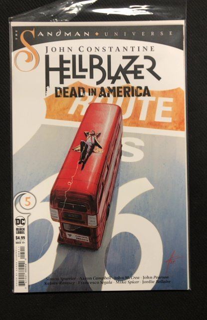 John Constantine: Hellblazer: Dead in America #5 (2024), raw, ungraded comic book — front cover
