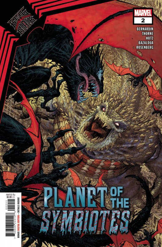 King in Black: Planet of the Symbiotes #2 (2021), raw comic book in VF/NM condition — front cover