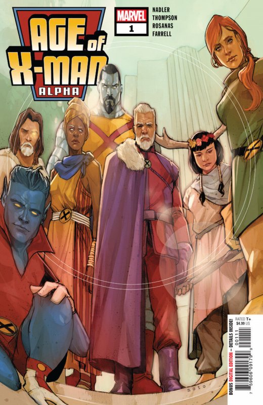 Age of X-Man Alpha #1 (2019), raw comic book in VF condition — front cover