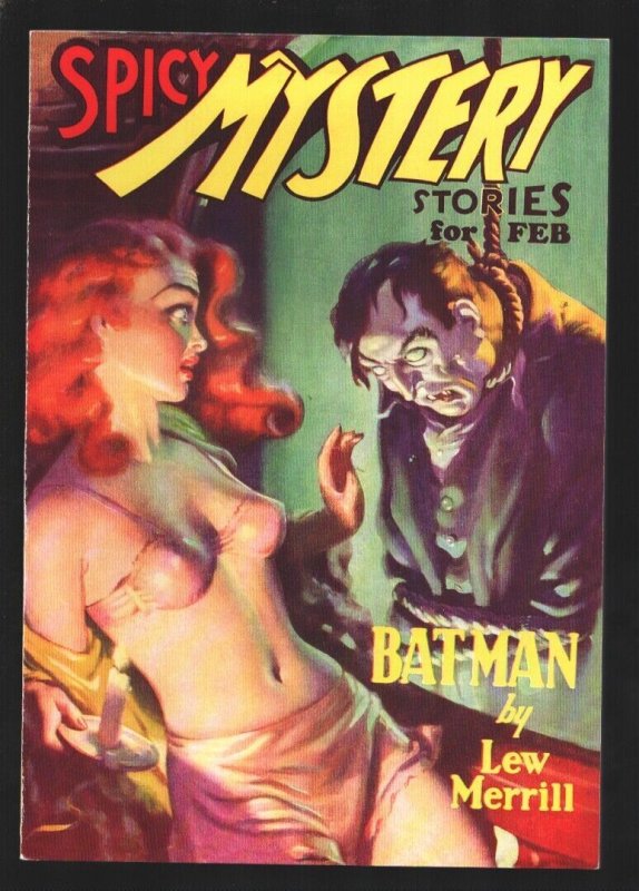Pulp: Spicy Mystery Stories Pulp Replica Edition 2/1936-Batman High Grade, raw, ungraded comic book — front cover