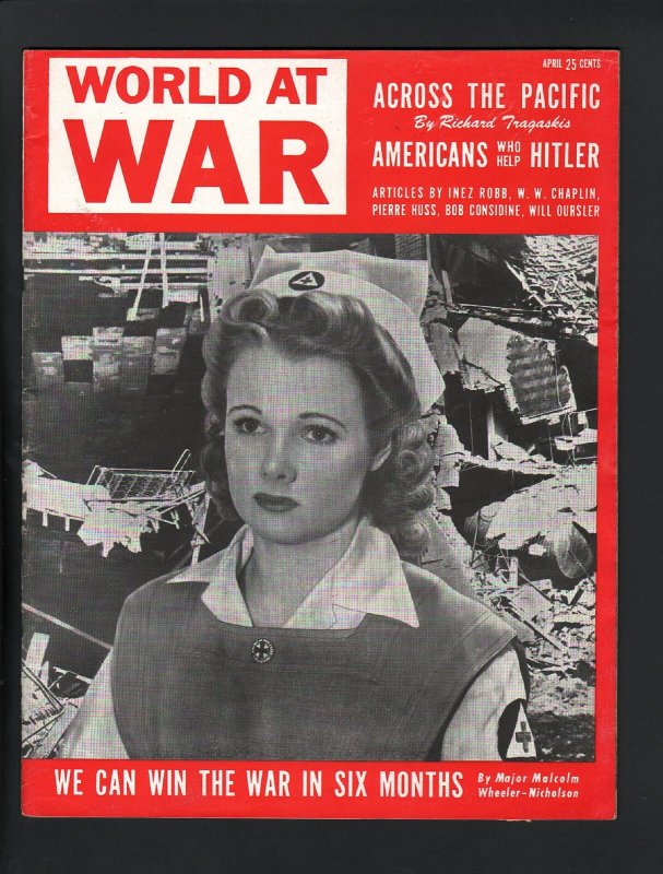 World at War #1 (1943), raw, ungraded comic book — front cover