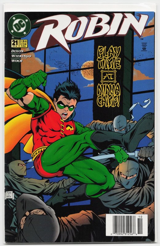 Robin #21 (DC Comics, 1995), raw, ungraded comic book — front cover