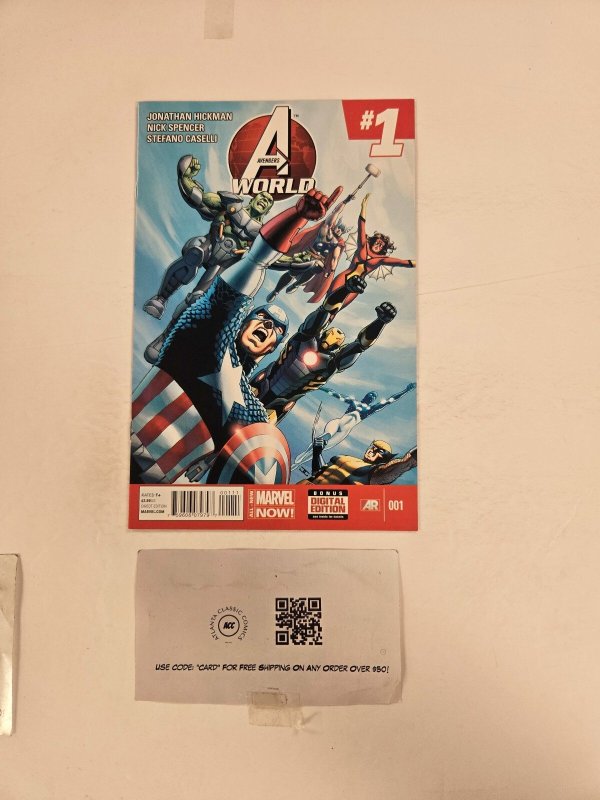Avengers World #1 (Marvel Comics), raw comic book in NM condition — front cover