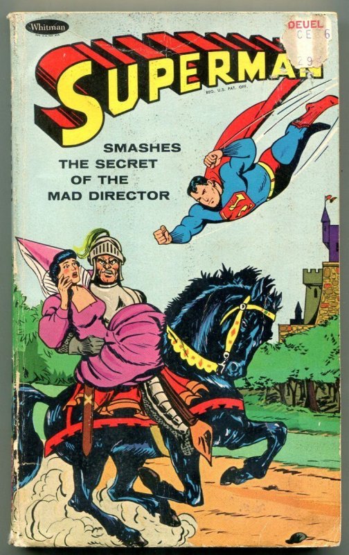 Superman Smashes the Secret of the Mad Director Paperback 1966 (1966), raw, ungraded comic book — front cover