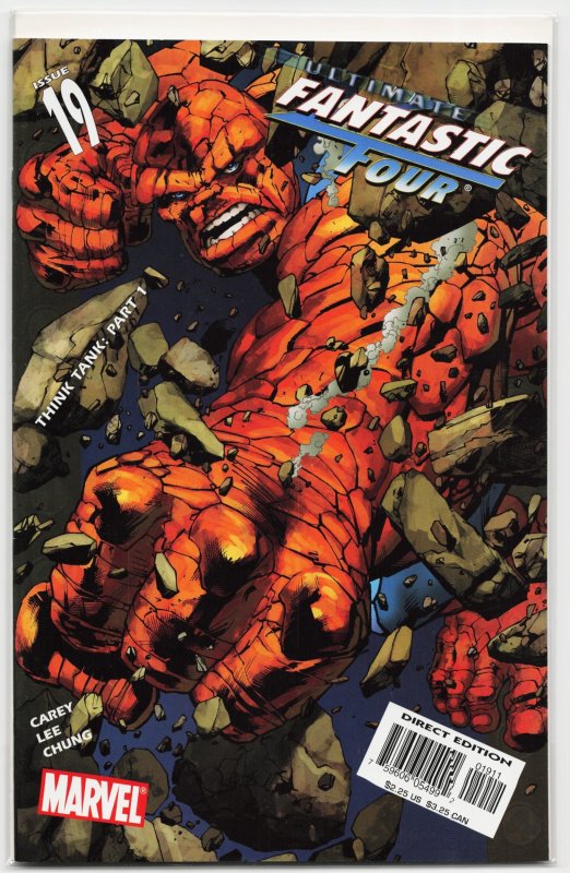 Ultimate Fantastic Four #19 (2005), raw, ungraded comic book — front cover
