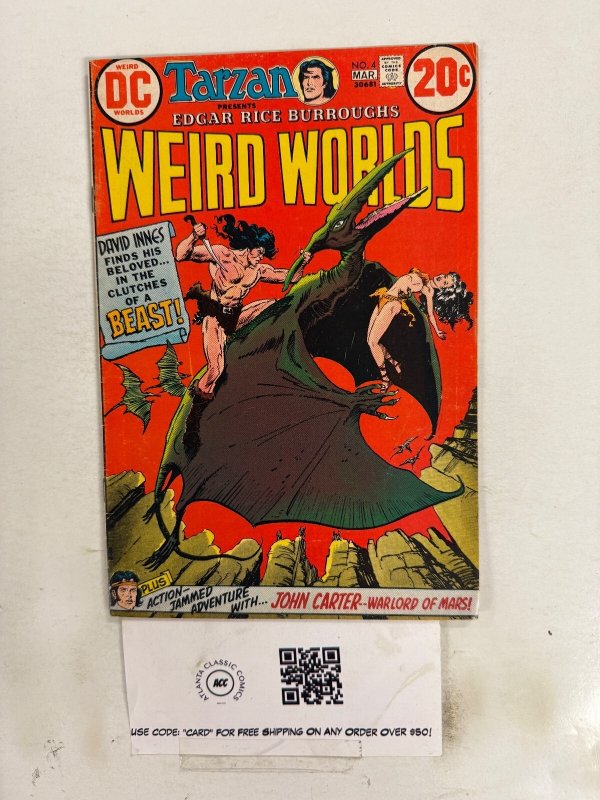 Weird Worlds Vol. 2 #4 (DC Comics, 1973), raw comic book in NM condition — front cover