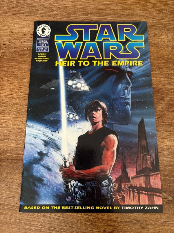 Lot of 6 Heir to the Empire Star Wars Dark Horse Comics # 1 2 3 4 5 6 NM 9 J332, raw comic book in NM condition — front cover