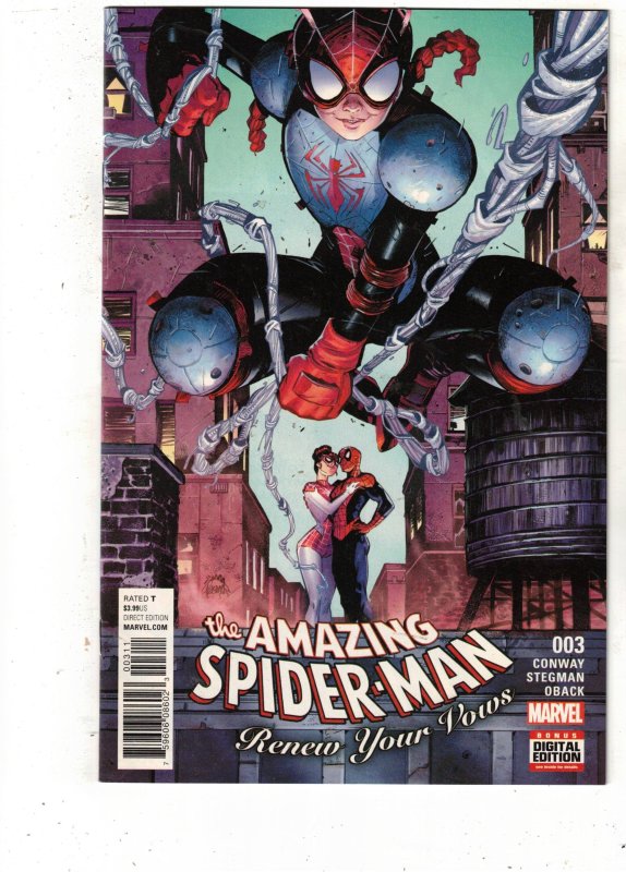 Amazing Spider-Man: Renew Your Vows #3 (2017), raw comic book in NM- condition — front cover