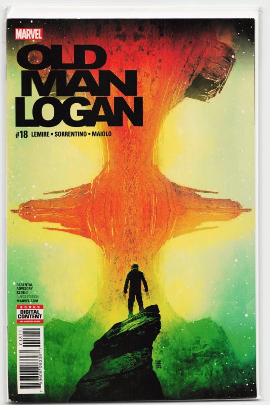 Old Man Logan #18 (Marvel Comics, 2017), raw, ungraded comic book — front cover