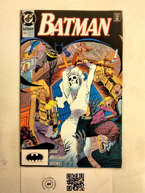 Batman #455 (DC Comics, 1990), raw comic book in NM condition — front cover