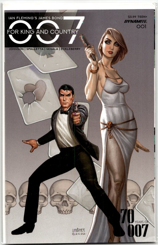 James Bond: 007, for King and Country #1 (Dynamite Entertainment, 2023), raw, ungraded comic book — front cover