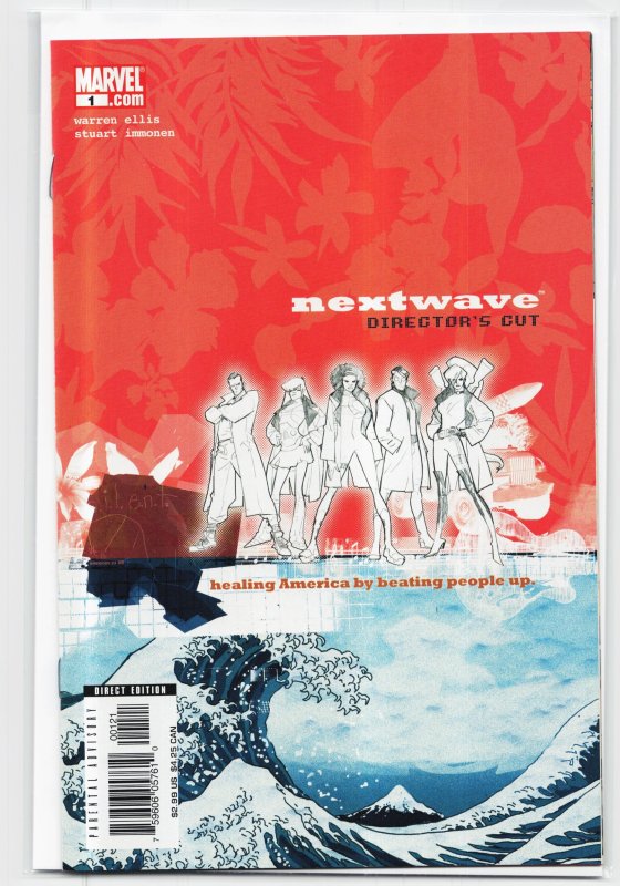 Nextwave: Director's Cut (2006) Nextwave (2006), raw, ungraded comic book — front cover