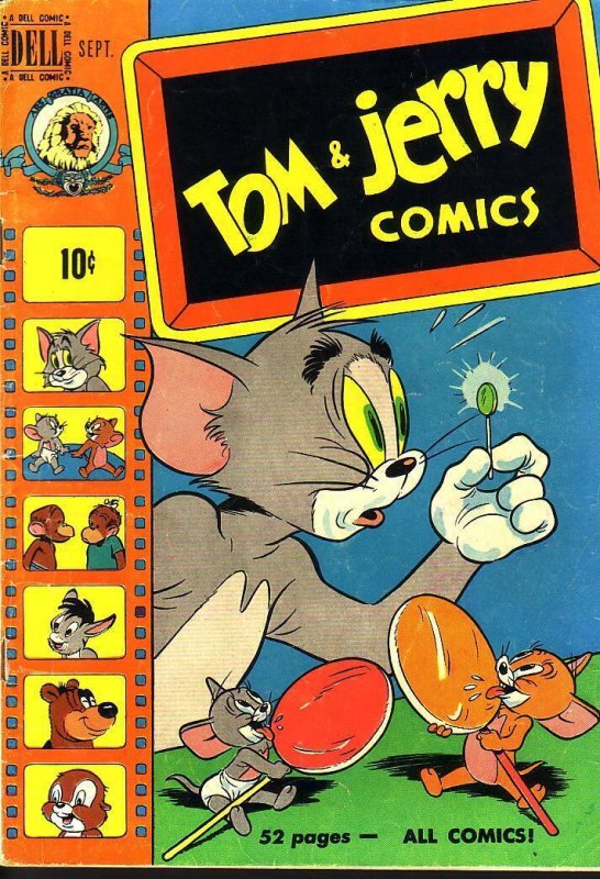 Tom & Jerry #74 (1950), raw comic book in VG condition — front cover