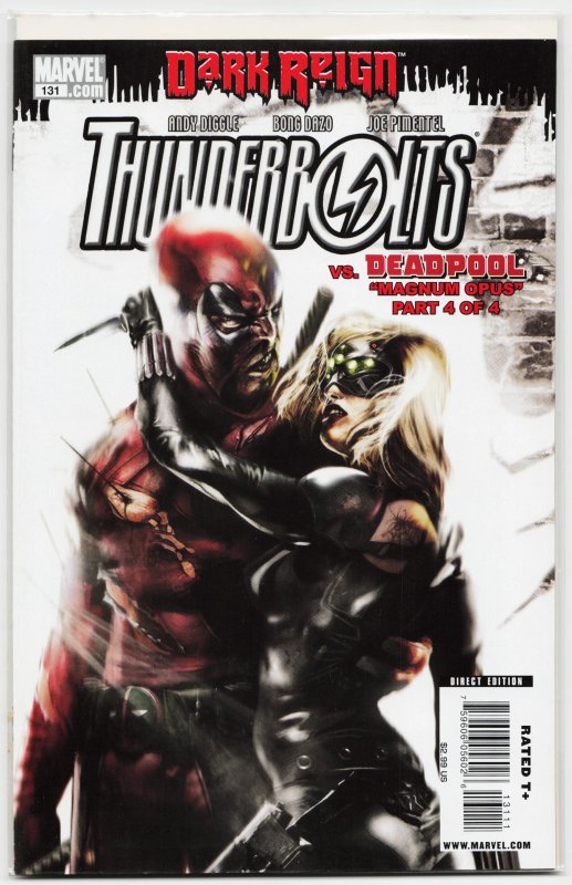 Thunderbolts #131 (Marvel Comics, 2009), raw, ungraded comic book — front cover