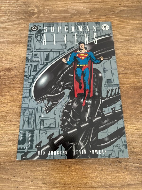 Lot of 3 Superman Aliens DC Dark Horse Comic Books # 1 2 3 Vf-Nm Jurgens 17 J331, raw comic book in NM condition — front cover
