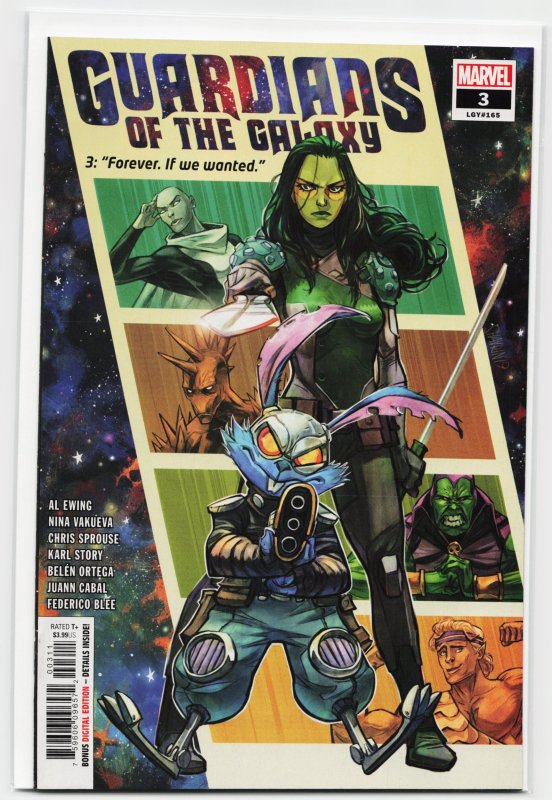 Guardians of the Galaxy #3 (Marvel Comics, 2020), raw, ungraded comic book — front cover