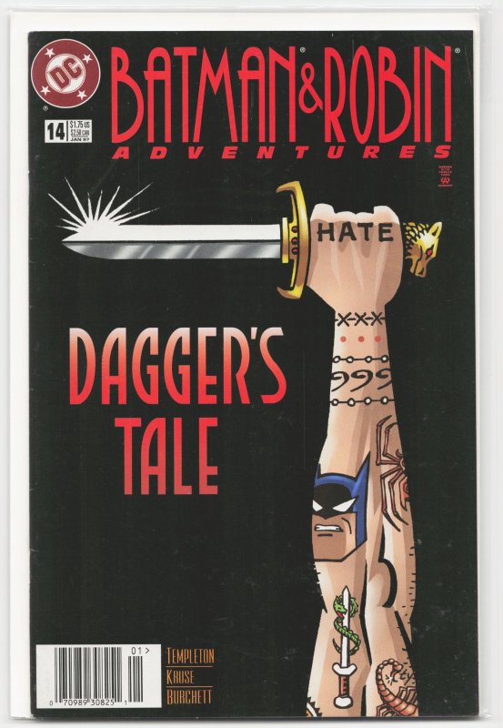The Batman and Robin Adventures #14 (DC Comics, 1997), raw, ungraded comic book — front cover
