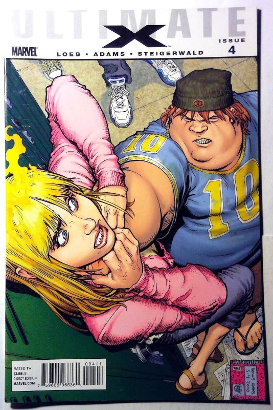 Ultimate X #4 (Marvel Comics, 2011), raw, ungraded comic book — front cover