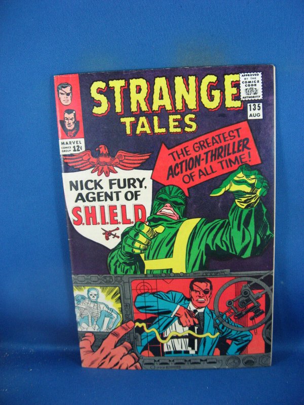 Strange Tales #135 (Marvel Comics, 1965), raw comic book in VF condition — front cover