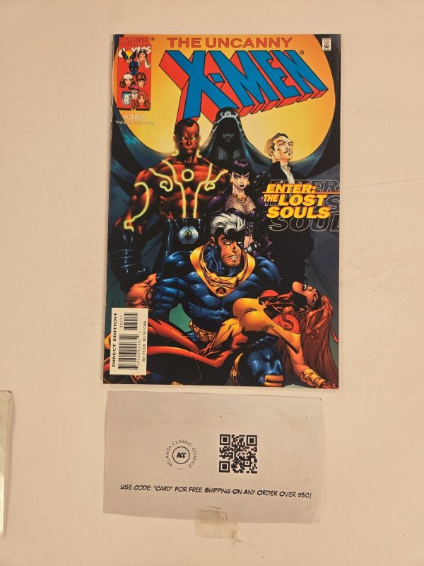 Uncanny X-Men #382 (Marvel Comics, 2000), raw comic book in NM condition — front cover