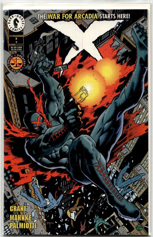 X #9 (1994) #9 (Image Comics, 1994), raw, ungraded comic book — front cover