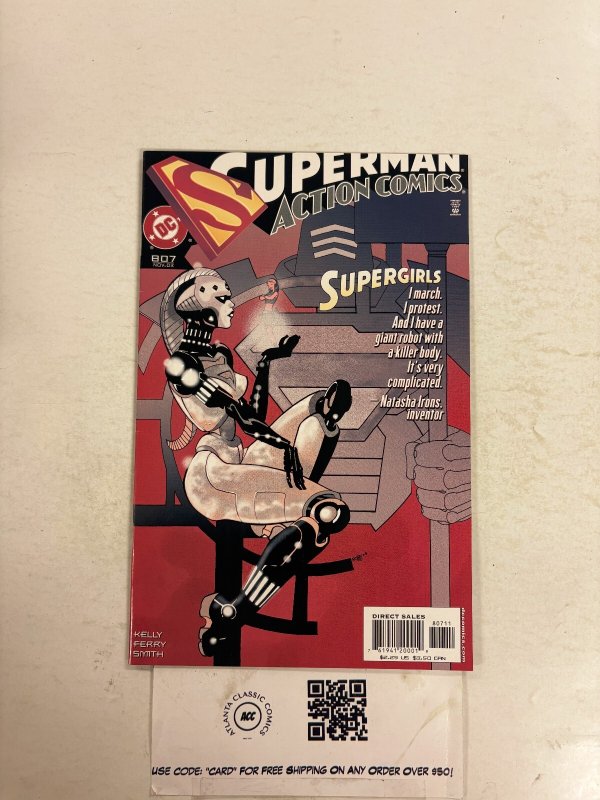 Action Comics #807 (DC Comics), raw comic book in NM condition — front cover