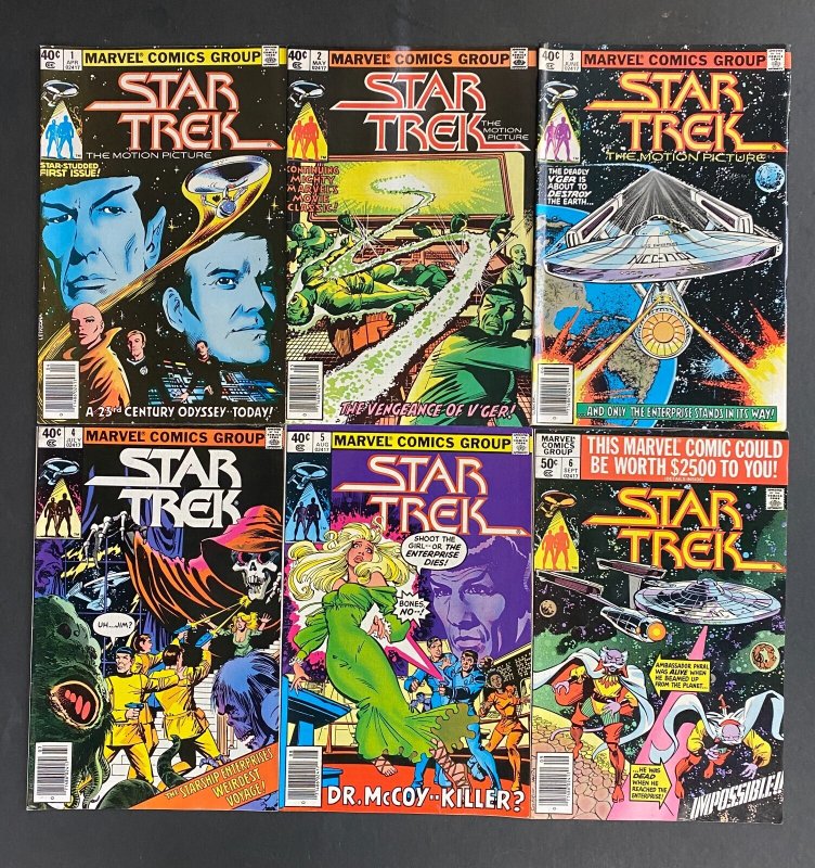 Star Trek (1980) #'s 1-18 VF (8.0) Complete Newsstand Set (1980), raw comic book in VF 8.0 condition — front cover
