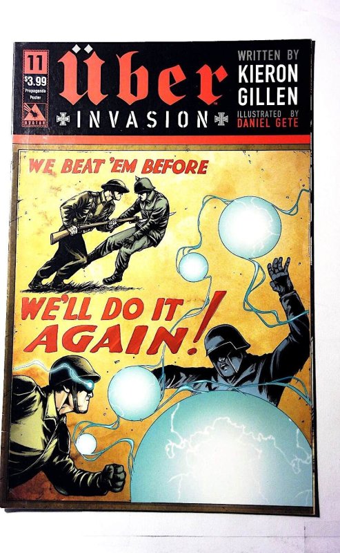 Uber: Invasion #11 (2018), raw, ungraded comic book — front cover