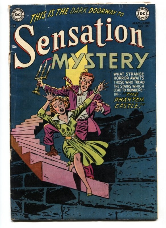 Sensation Mystery #115 - 1953 - DC - VG - Comic Book (DC Comics, 1953), raw comic book in VG condition — front cover