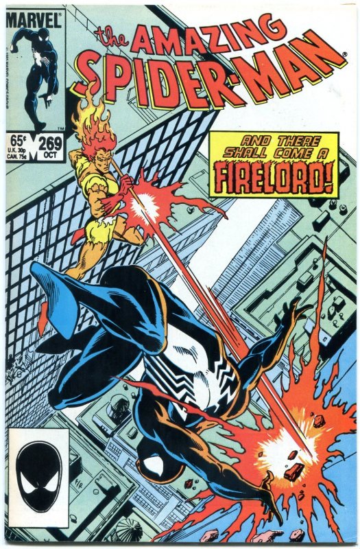 Amazing Spider-Man #269 (Marvel Comics, 1985), raw comic book in VF condition — front cover