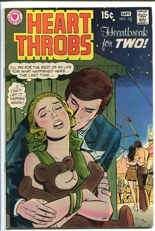Heart Throbs #127-1970 Dc-Fair/carnival/circus Cvr FN (DC Comics), raw comic book in FN condition — front cover