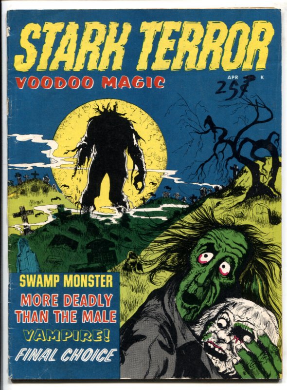 Stark Terror Magazine #3 (1971), raw comic book in VG condition — front cover