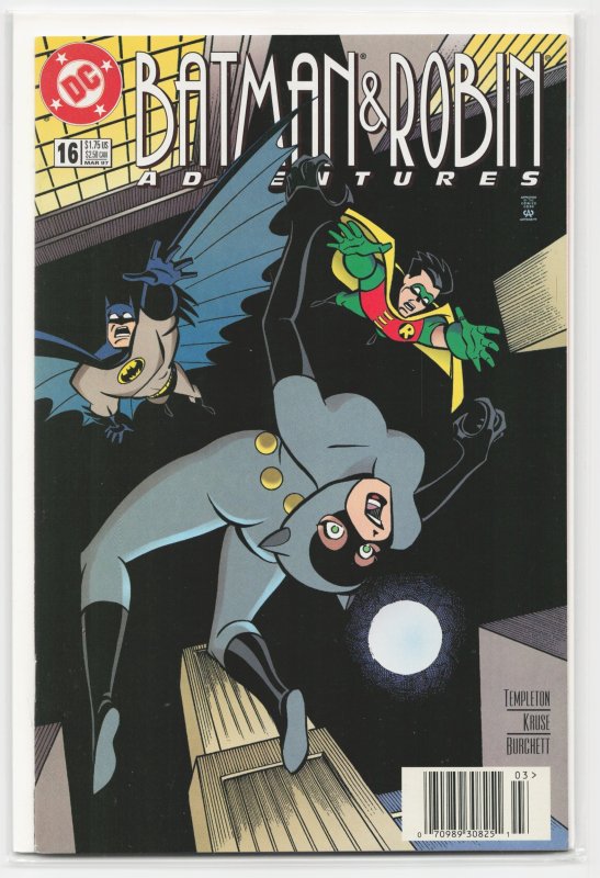 The Batman and Robin Adventures #16 (DC Comics, 1997), raw, ungraded comic book — front cover