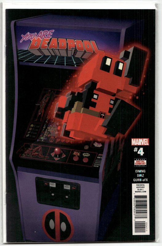 You Are Deadpool #4 (2018), raw, ungraded comic book — front cover