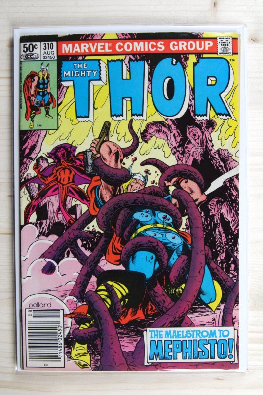 Thor #310 (Marvel Comics, 1981), raw comic book in VF 8.0 condition — front cover