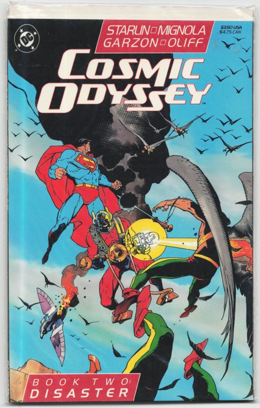Cosmic Odyssey #2 (DC Comics, 1988), raw, ungraded comic book — front cover