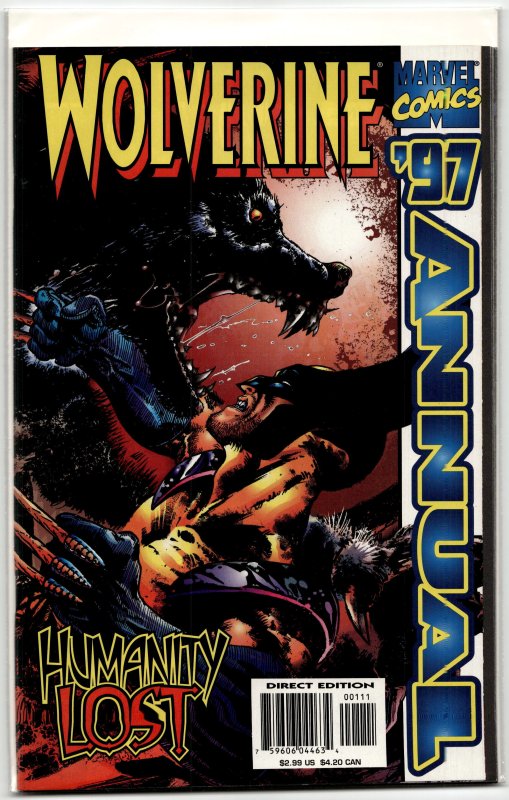 Wolverine '97 (1998) Wolverine (1998), raw, ungraded comic book — front cover