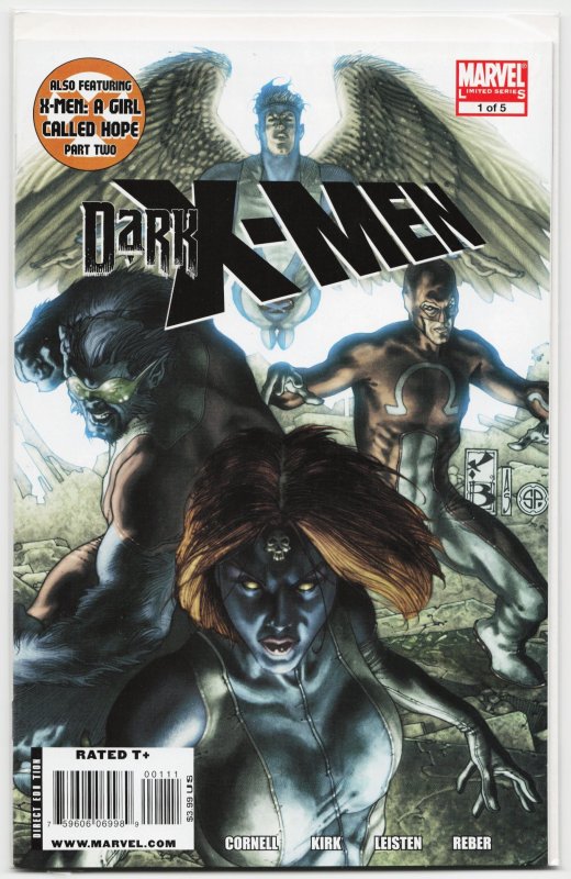 Dark X-Men #1 (Marvel Comics, 2010), raw, ungraded comic book — front cover
