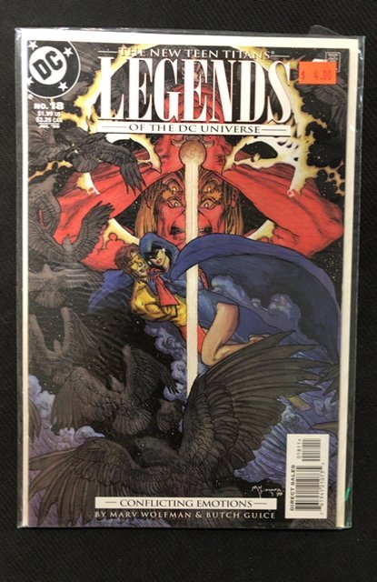 Legends of the DC Universe #18 (1999), raw, ungraded comic book — front cover