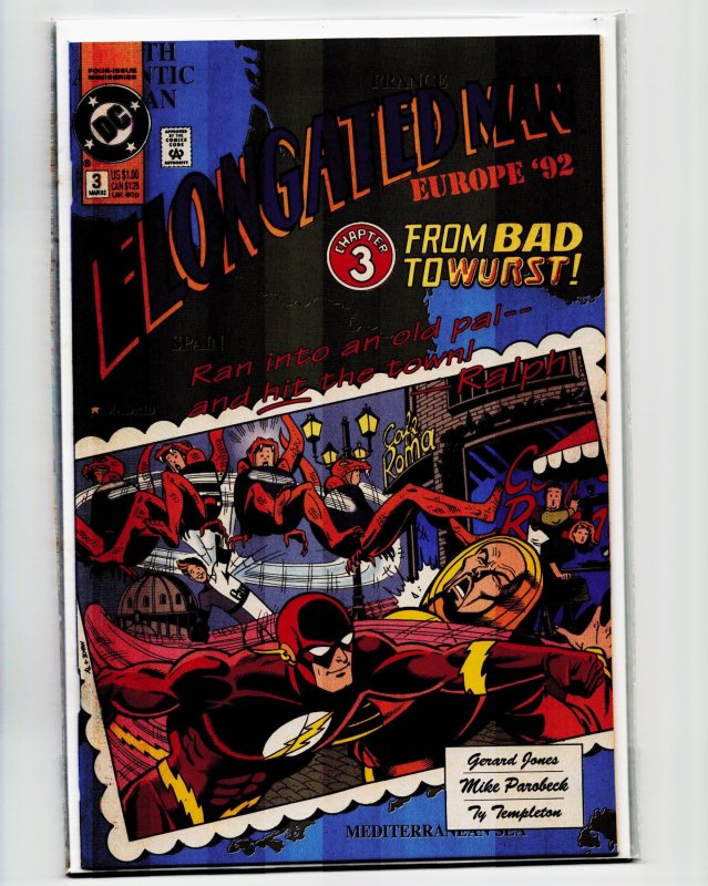 Elongated Man #3 (DC Comics, 1992), raw, ungraded comic book — front cover