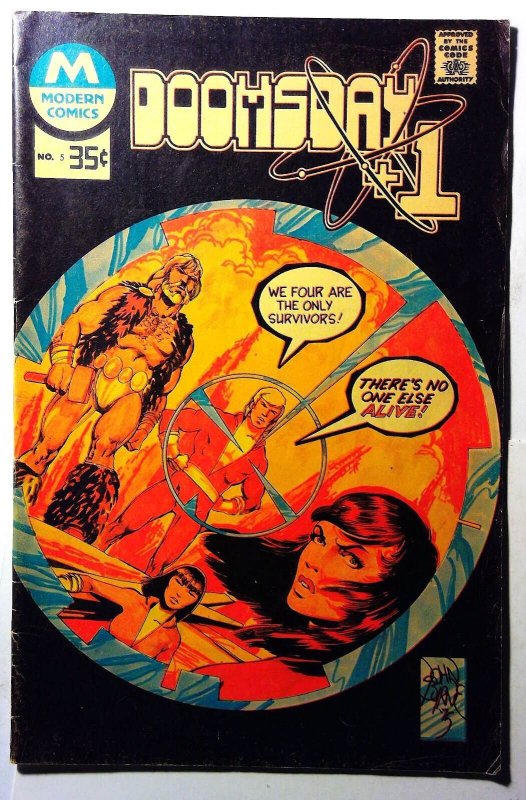 Doomsday +1 #5 (1975), raw, ungraded comic book — front cover
