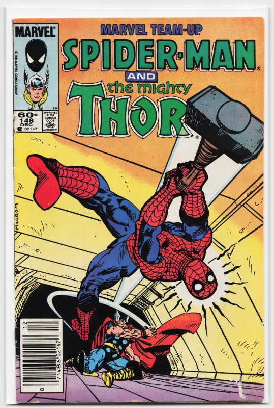 Marvel Team-Up #148 (Marvel Comics, 1984), raw, ungraded comic book — front cover