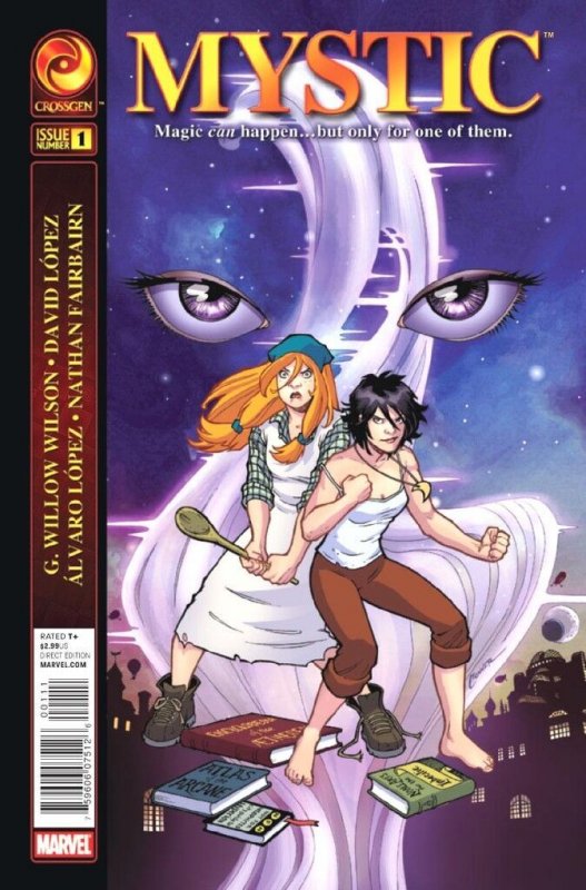 Mystic #1 (Marvel Comics, 2011), raw comic book in VF condition — front cover