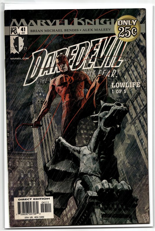 Daredevil #41 (Marvel Comics, 2003), raw, ungraded comic book — front cover