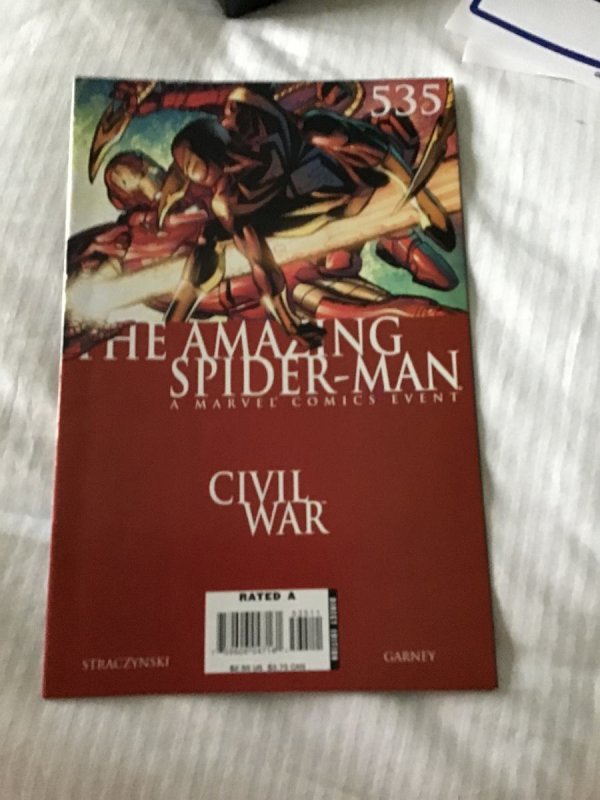 Z the Amazing Spider-Man #535 (2006), raw comic book in NM- condition — front cover