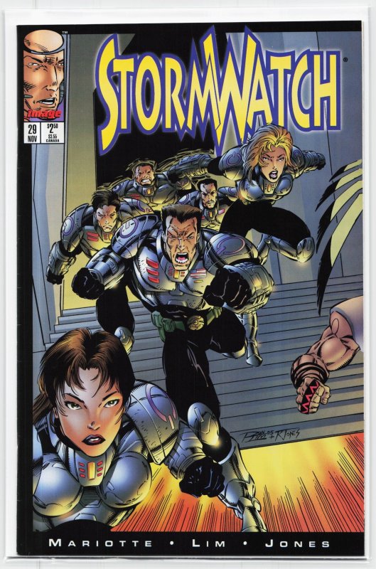 Stormwatch #29 (Image Comics, 1995), raw, ungraded comic book — front cover