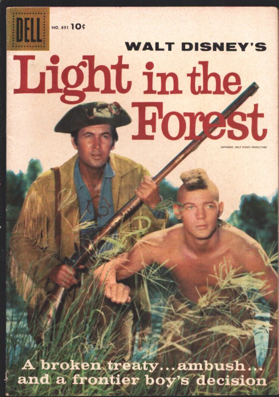 Four Color #891 (Dell Comics, 1957), raw comic book in VF- condition — front cover